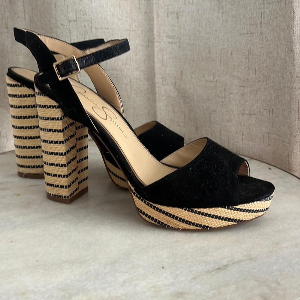 Strappy Jessica Simpson heels